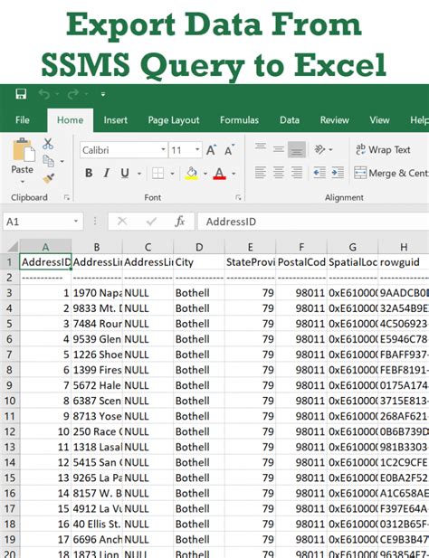 ssms export to excel|sql server export to excel.
